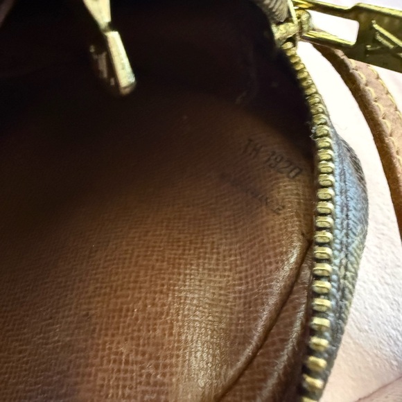 💯 Louis Vuitton Monogram Jeune Fille Canvas Crossbody Bag with Tan Leather Trim - Picture 12 of 16